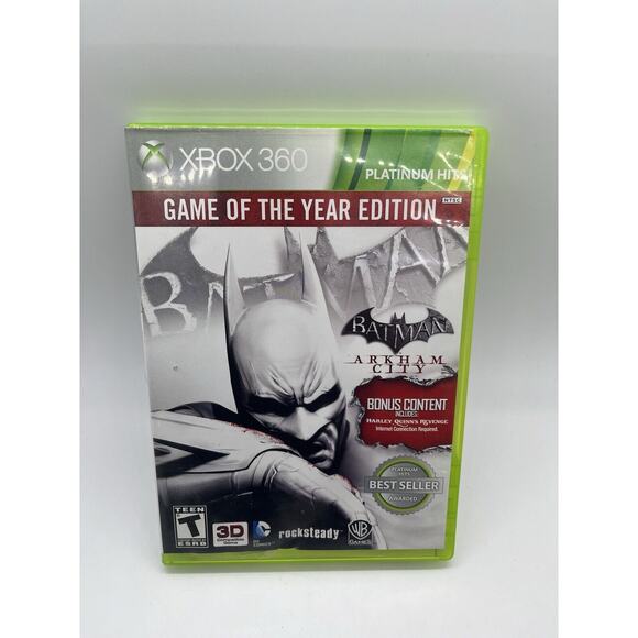 Batman: Arkham City Game of the Year Edition Xbox 360 | CIB, Tested & Clean - Picture 1 of 9
